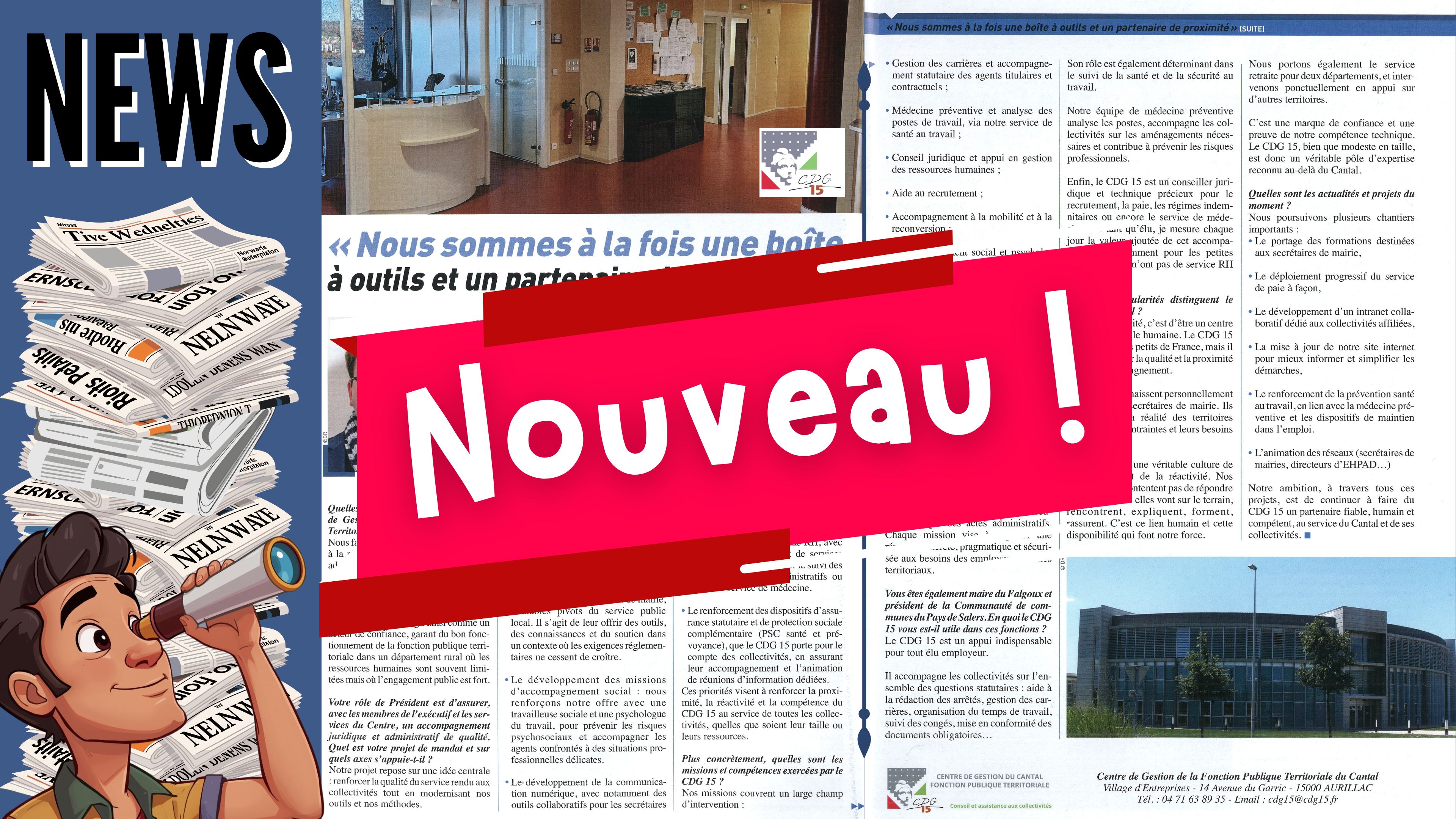 Entretien avec Louis Chambon Président du CDG