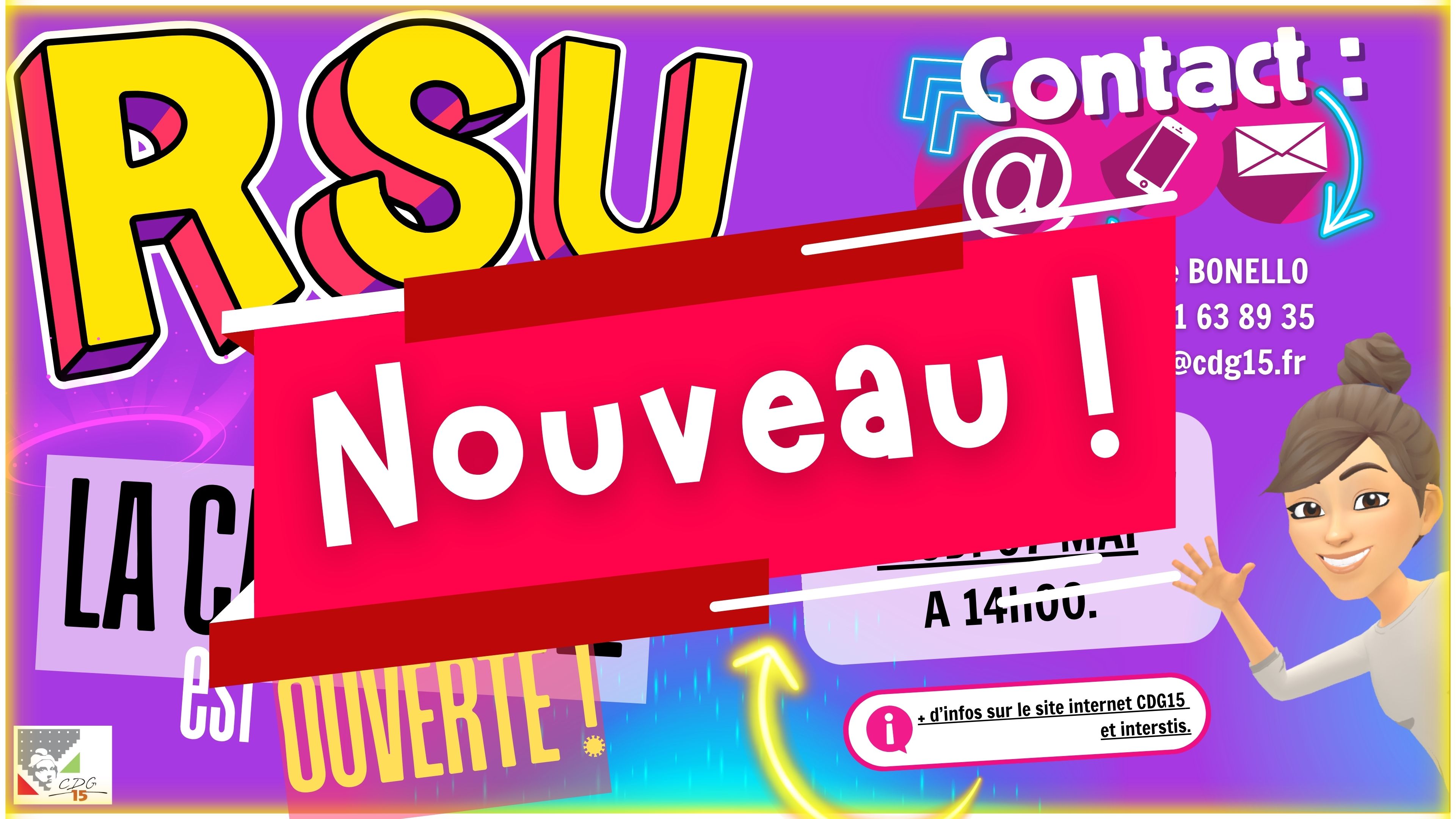 RSU - Visioconférence le 7 mai à 14H00