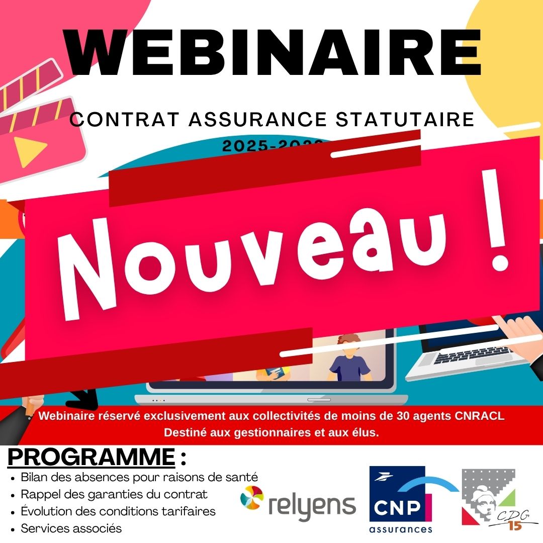 Webinaire Assurance Statutaire : 29 Septembre 2026
